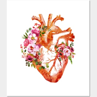 Human Heart Posters and Art